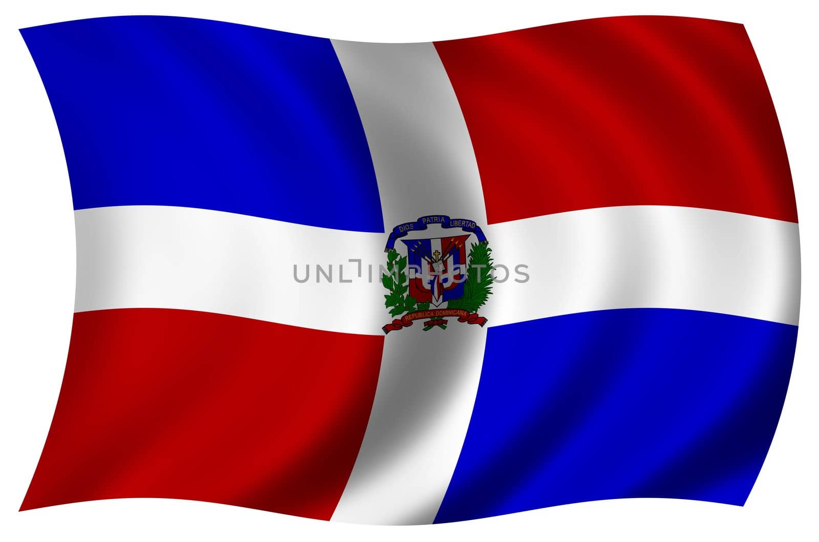 Flag of the Dominican Republic by peromarketing