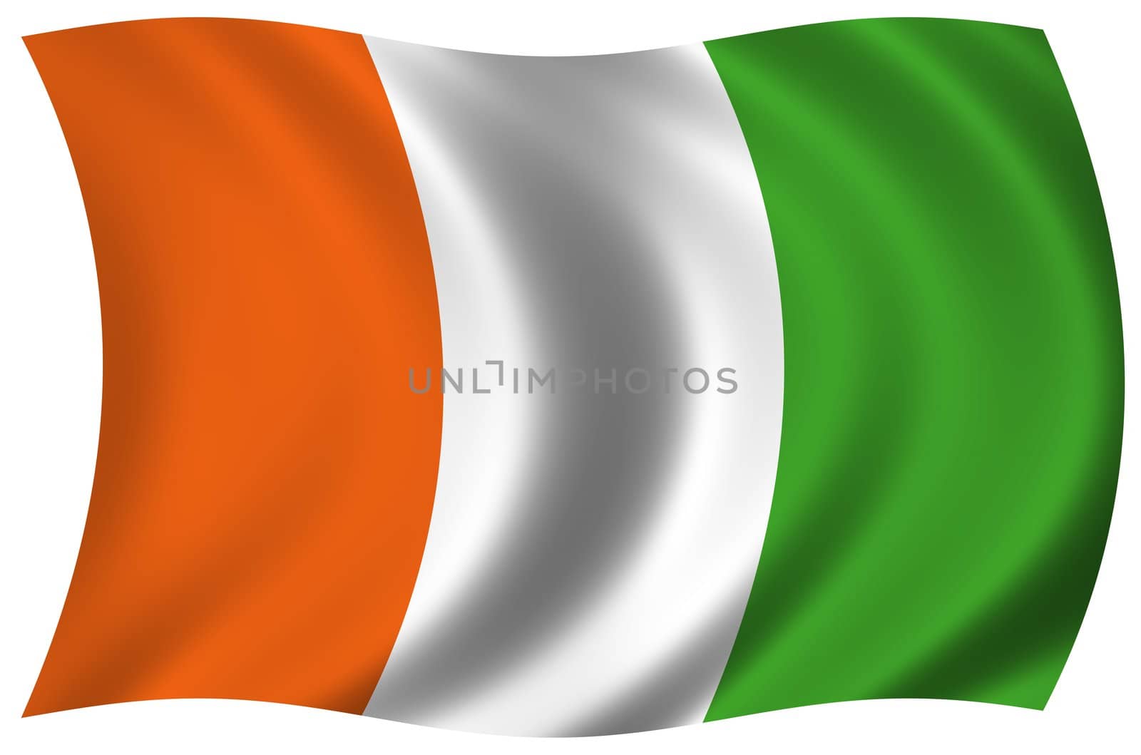 Flag of Ivory Coast by peromarketing