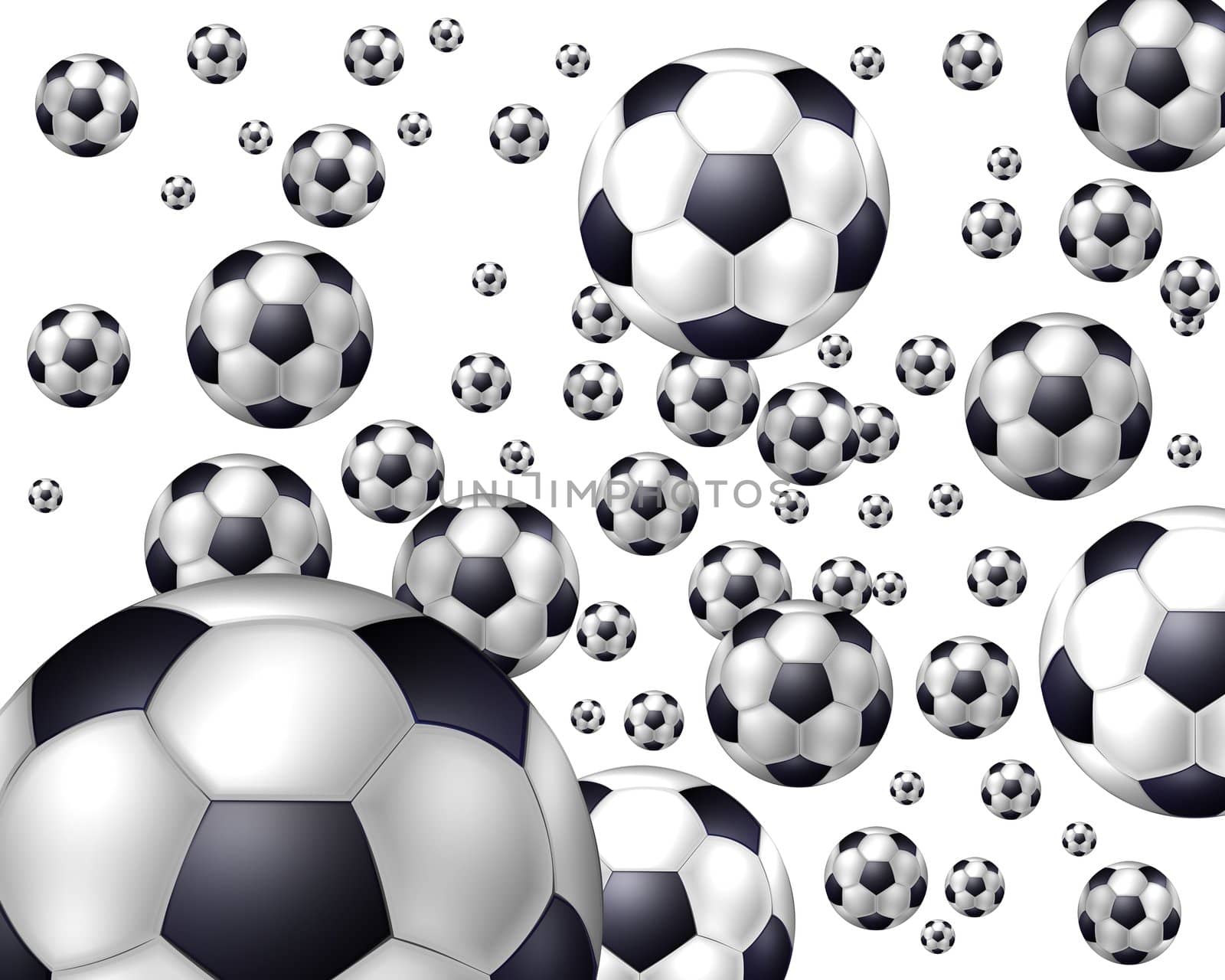 Flying Balls - Soccer