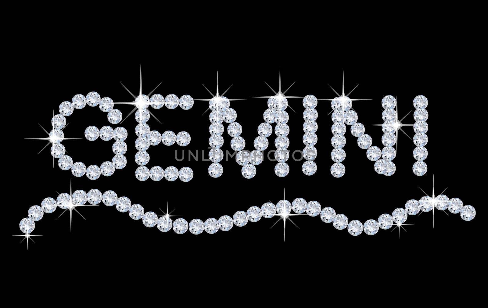 Diamond Zodiac Gemini by peromarketing