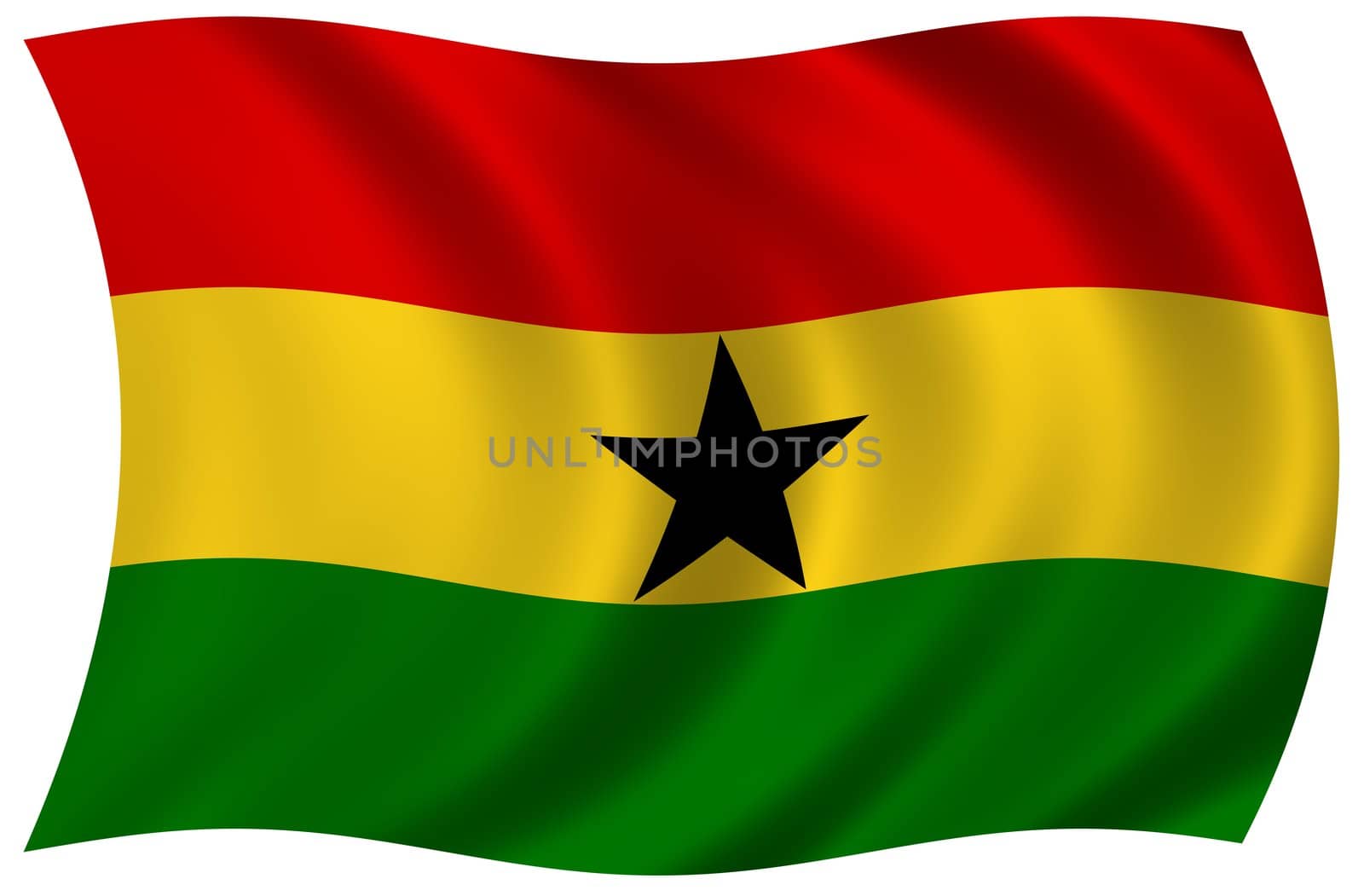 Flag of Ghana by peromarketing