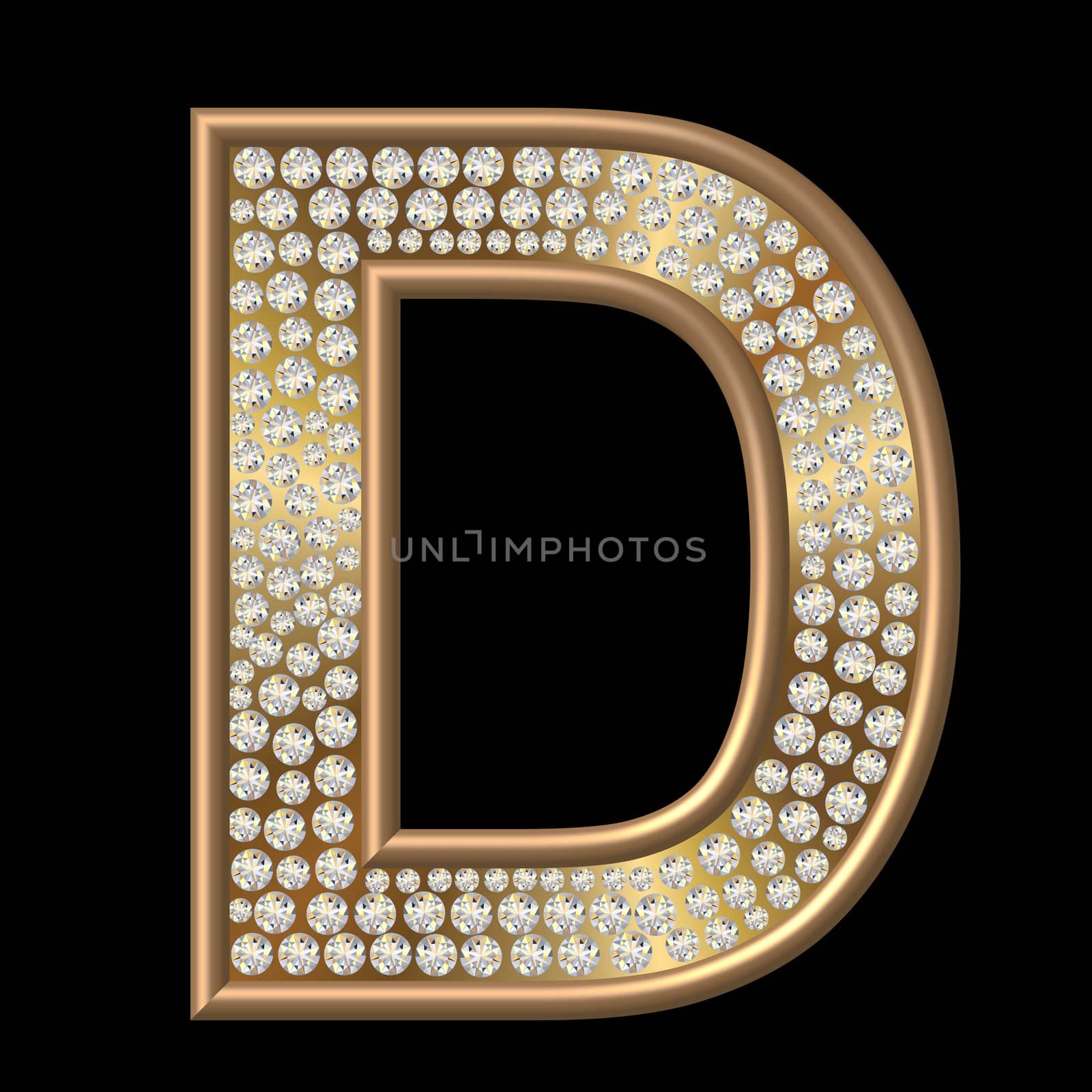 Diamond Character D by peromarketing