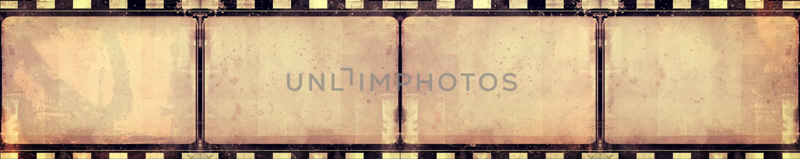 Computer designed highly detailed film frame with space for your text or image.Nice grunge element for your projects