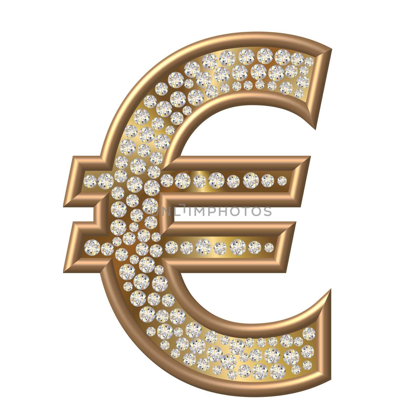 Diamond Symbol Euro by peromarketing