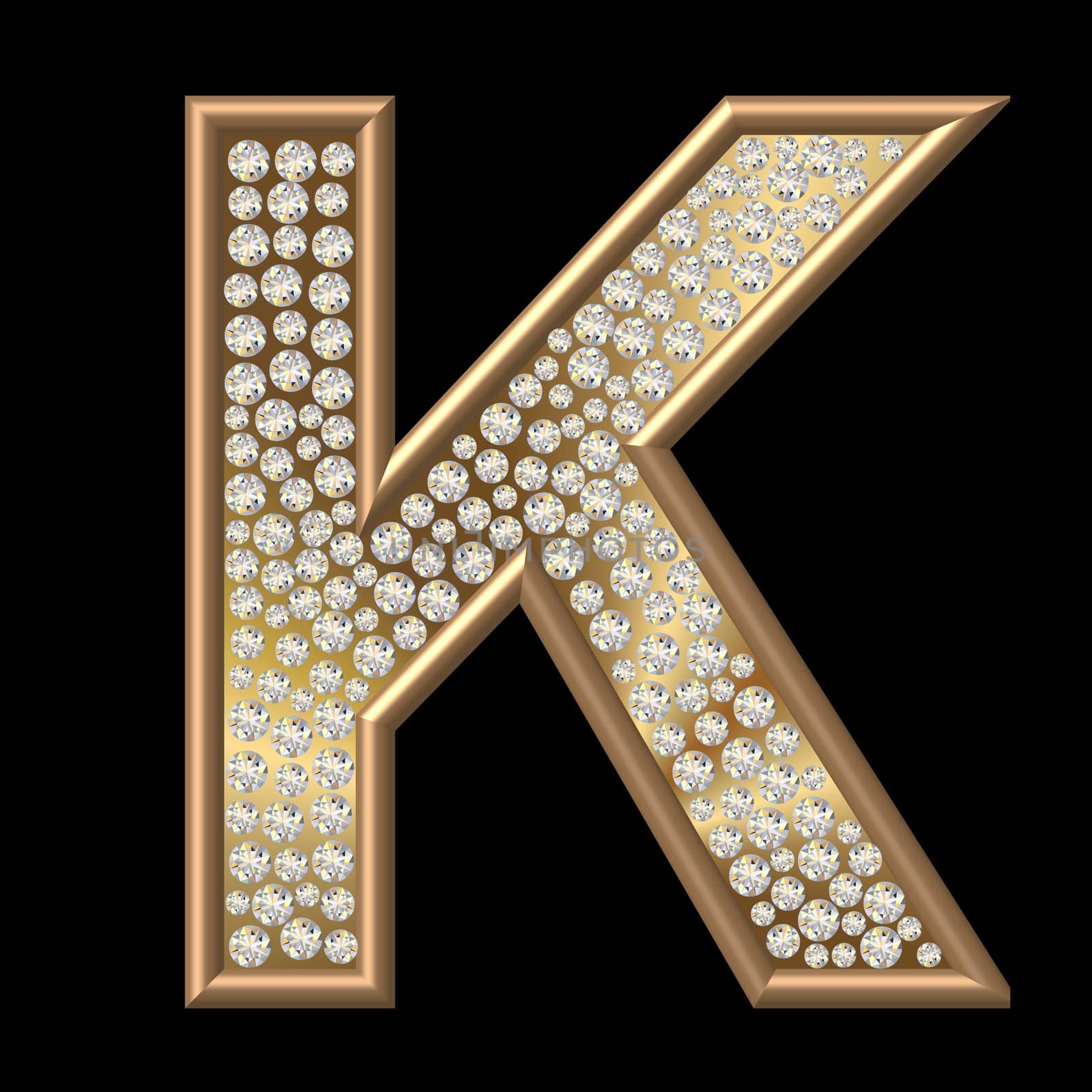 Diamond Character K by peromarketing