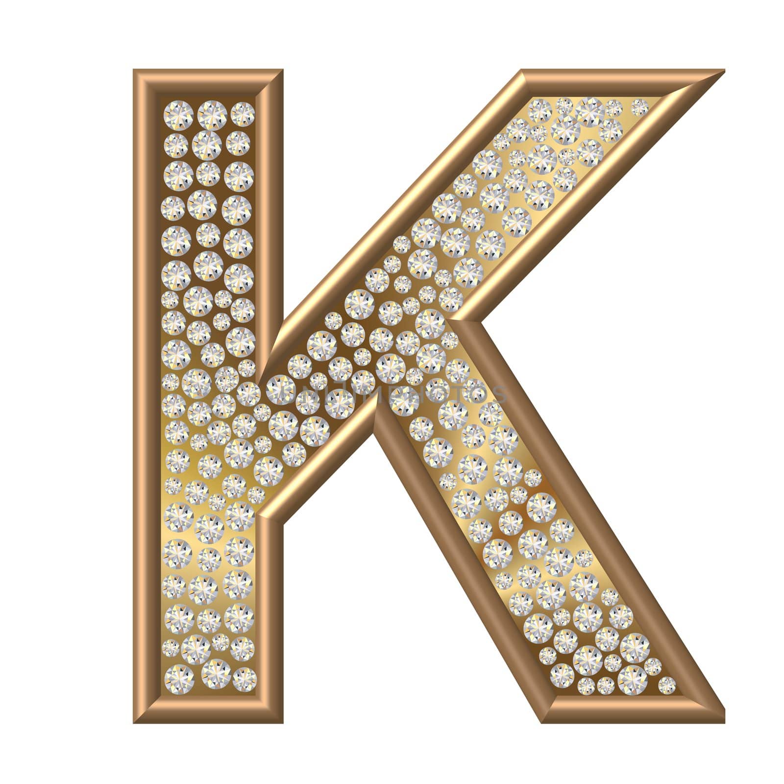 Diamond Character K by peromarketing