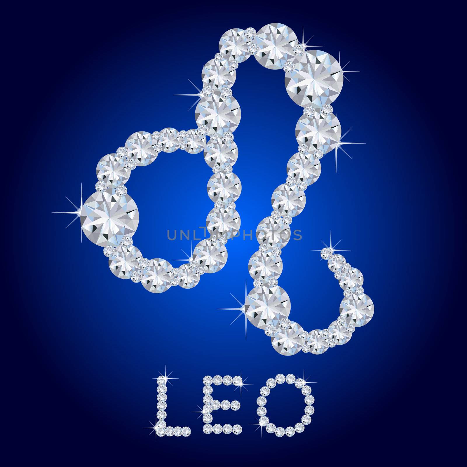 Diamond Zodiac Leo