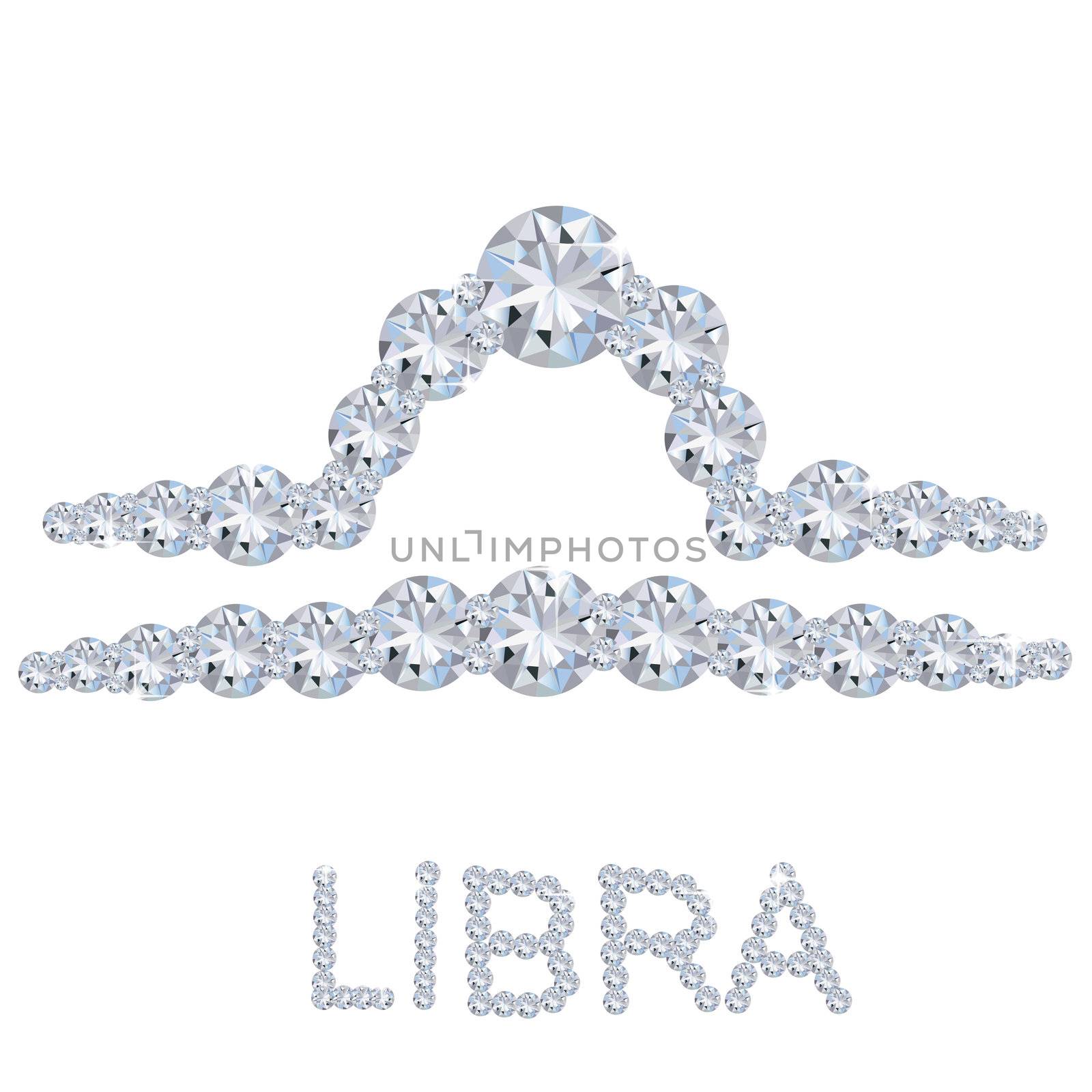 Diamond Zodiac Libra