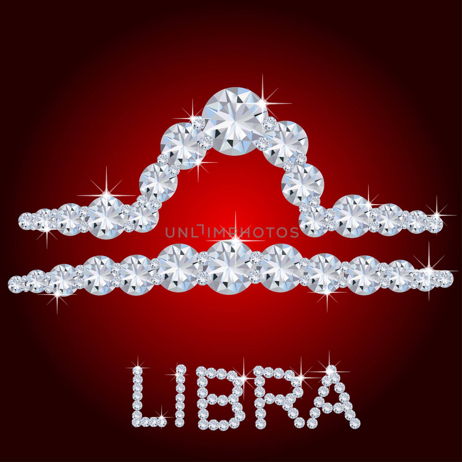 Diamond Zodiac Libra
