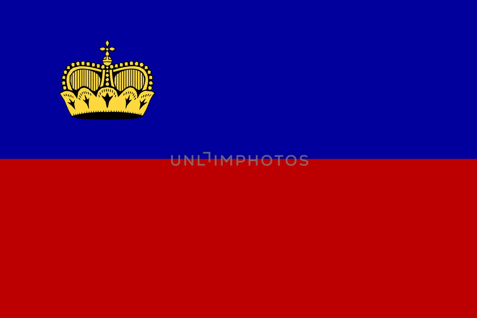 Flag of Liechtenstein by peromarketing