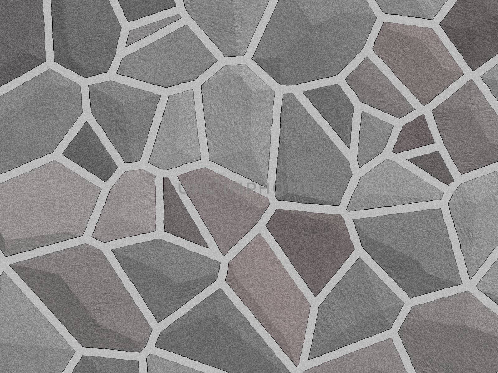  Texture stone sherd floor