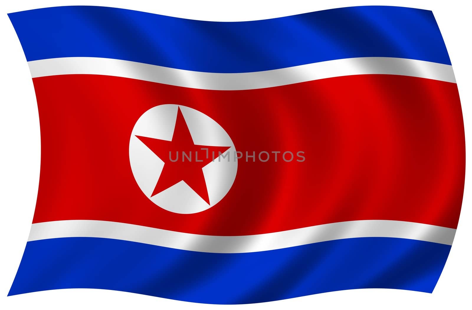 Flag of North Korea by peromarketing
