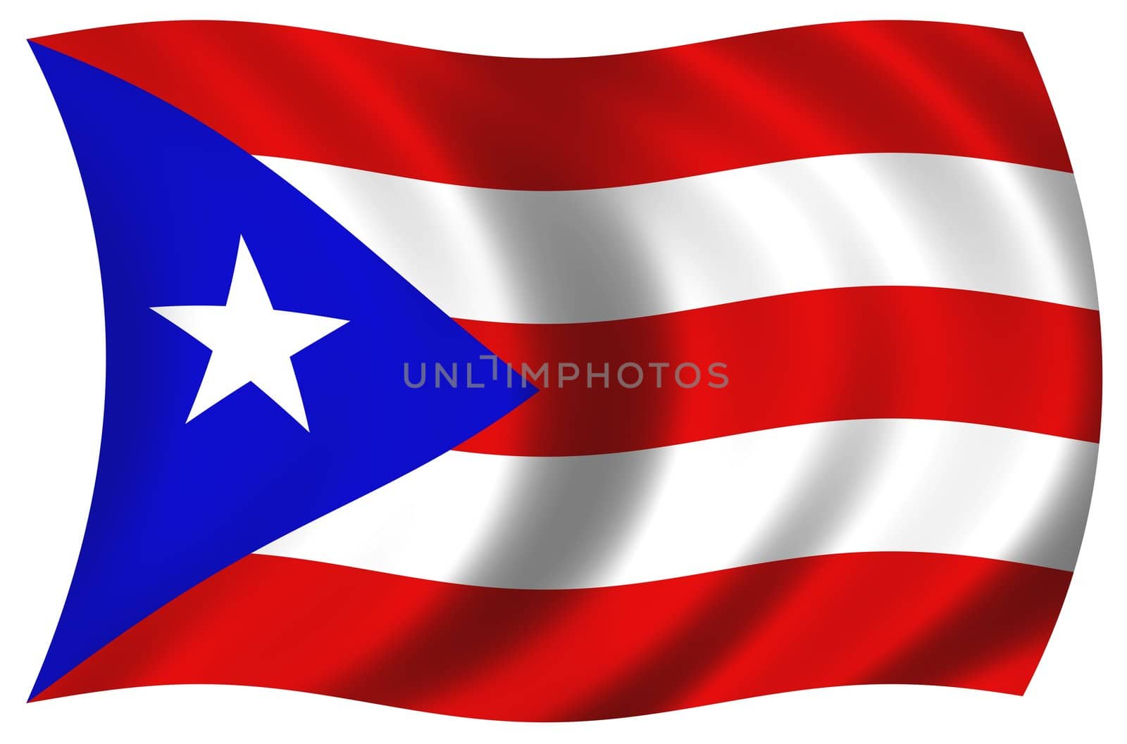 Flag of Puerto Rico by peromarketing