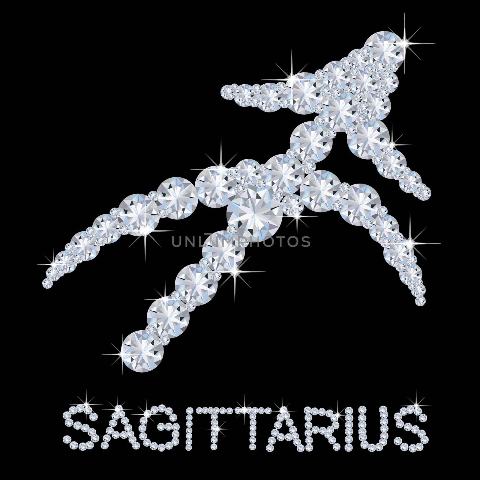 Diamond Zodiac Sagittarius by peromarketing