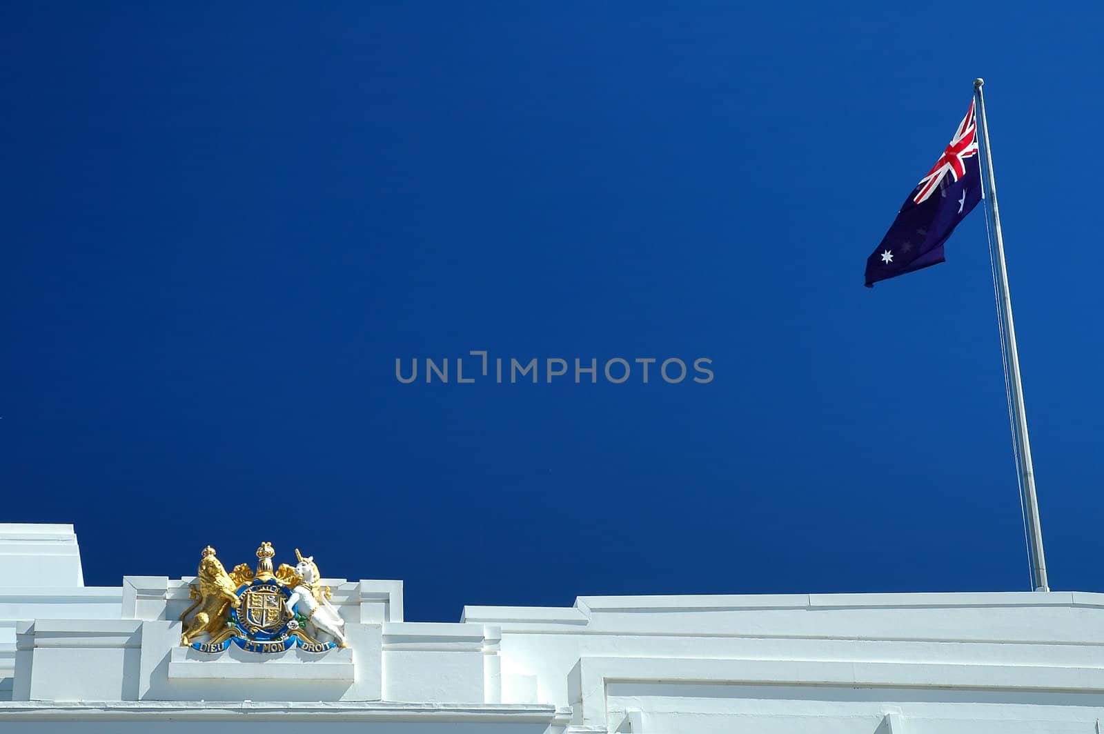 detail photo of Old Parliament House in Canberra, can be used as background