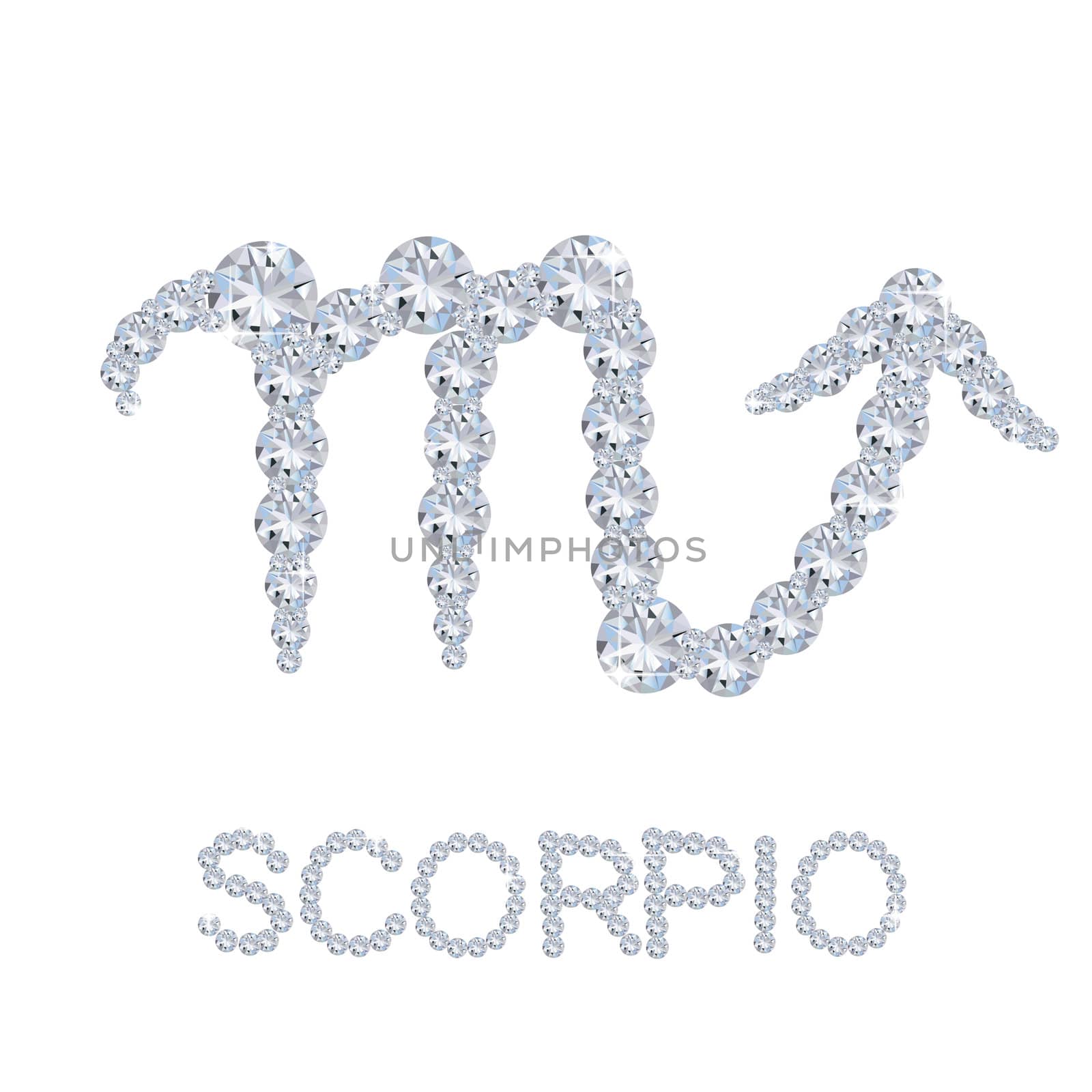 Diamond Zodiac Scorpio