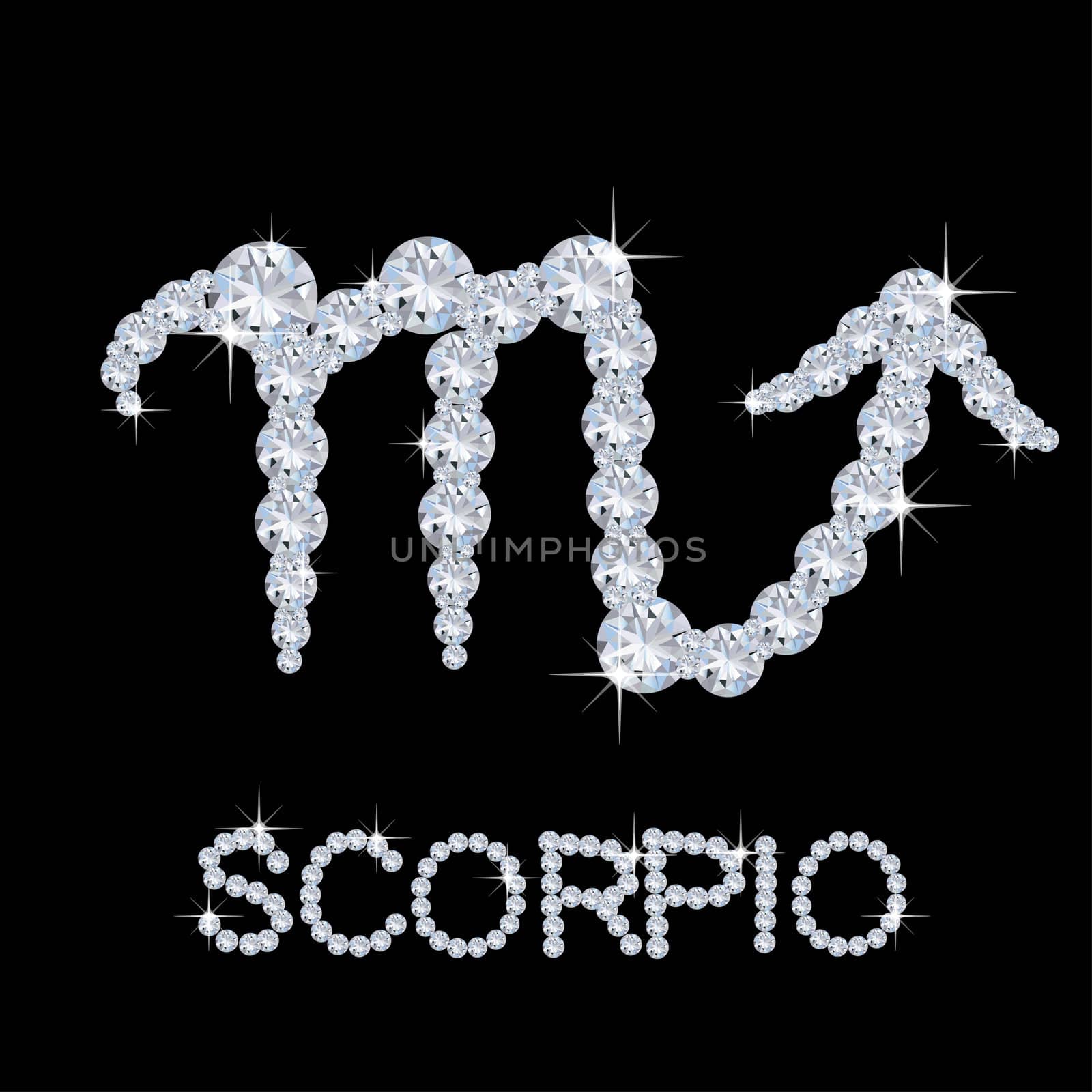 Diamond Zodiac Scorpio by peromarketing