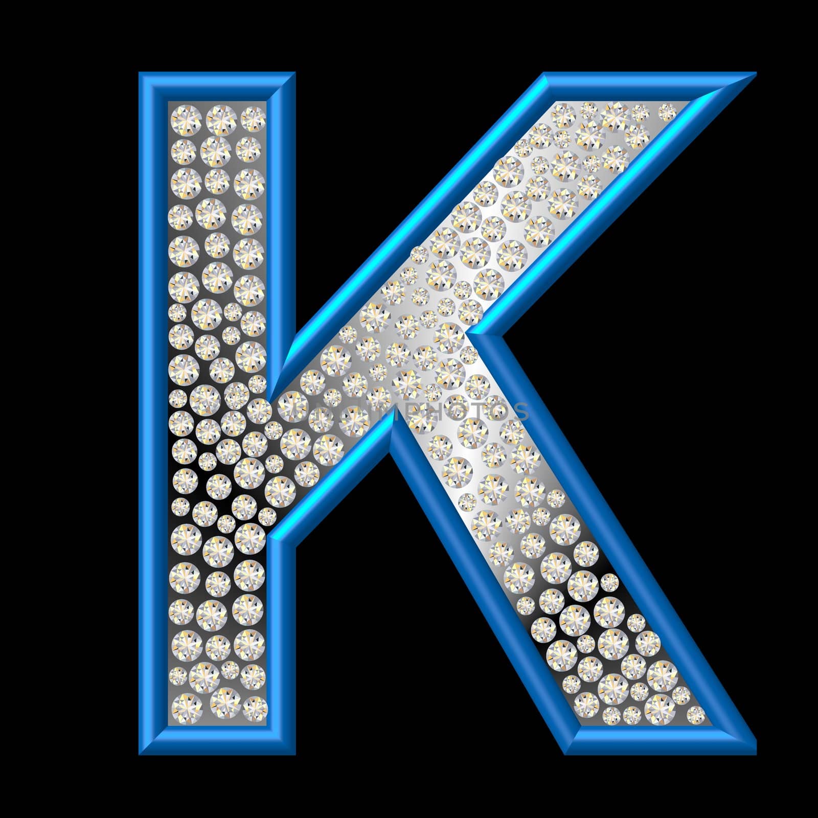 Diamond Character K by peromarketing