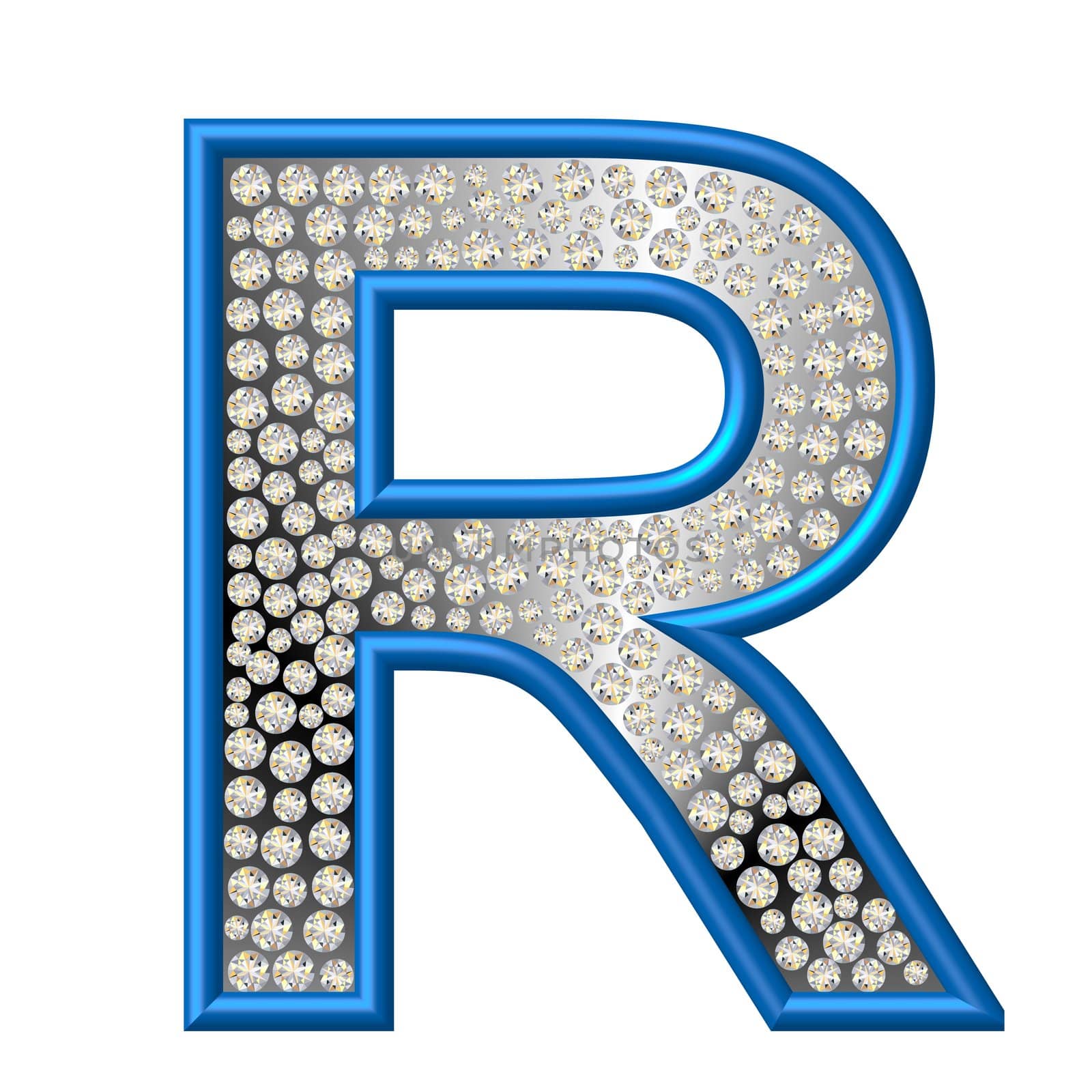 Diamond Character R by peromarketing