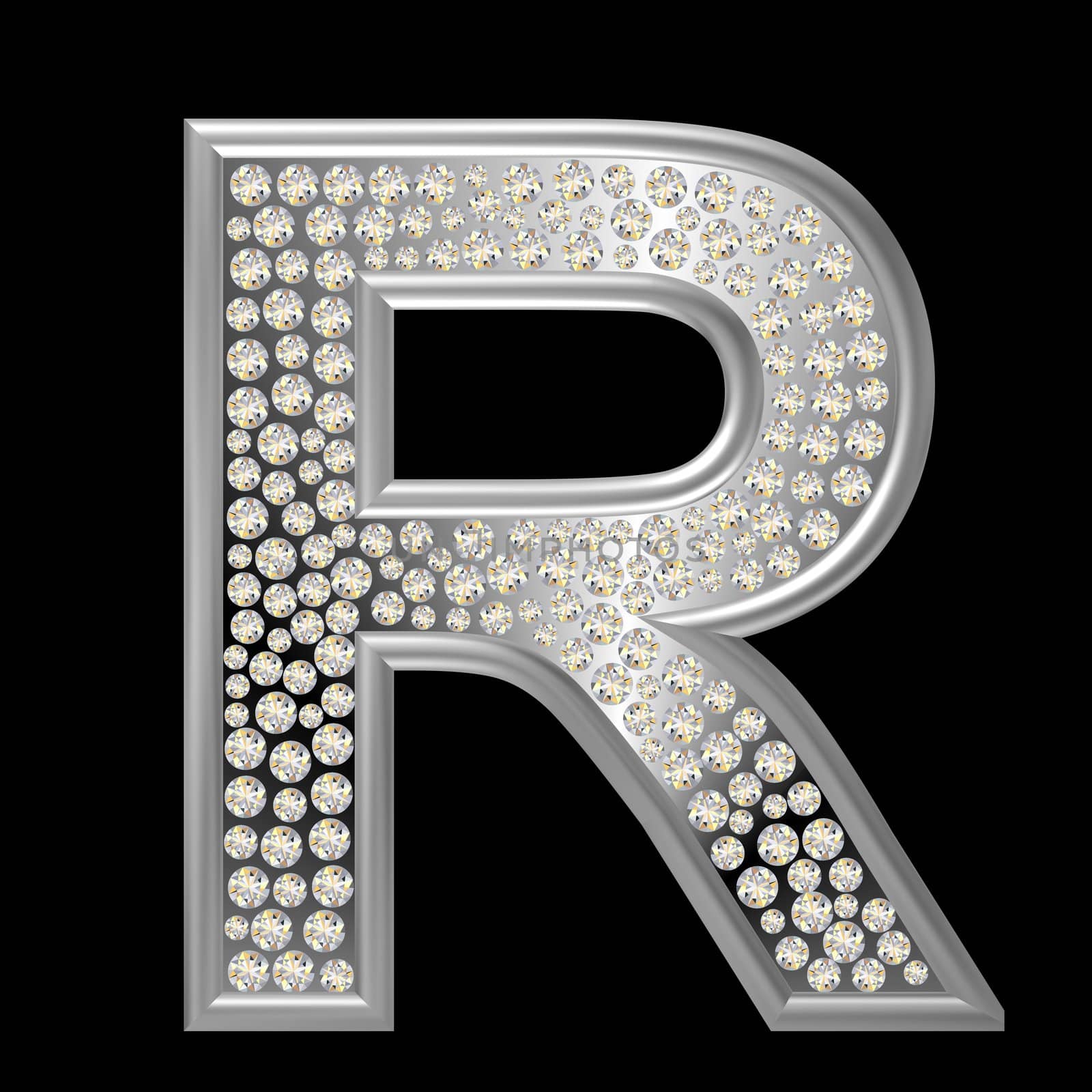 Diamond Character R by peromarketing