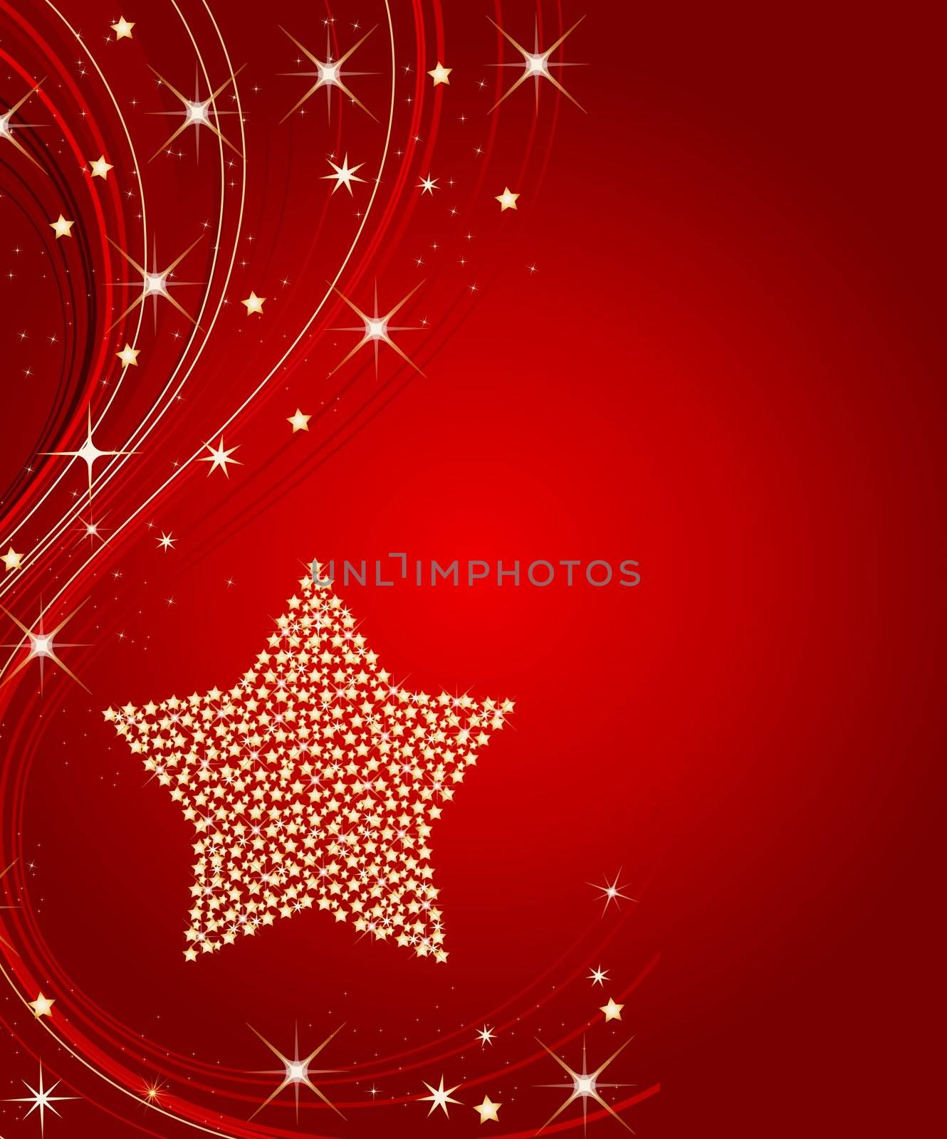 christmasframe with stars by peromarketing