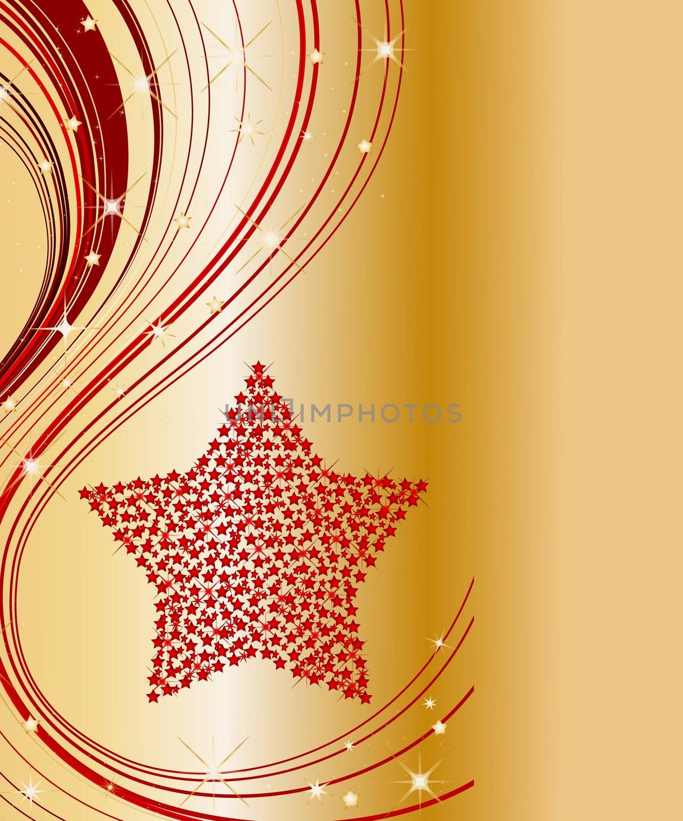 christmasframe with stars by peromarketing