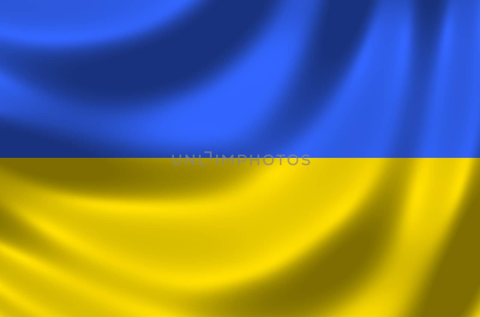 Flag of the Ukraine by peromarketing