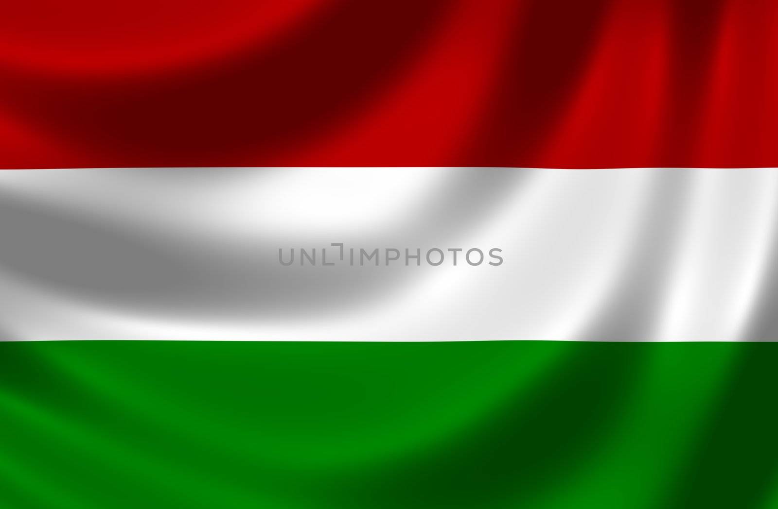 Flag of Hungary by peromarketing