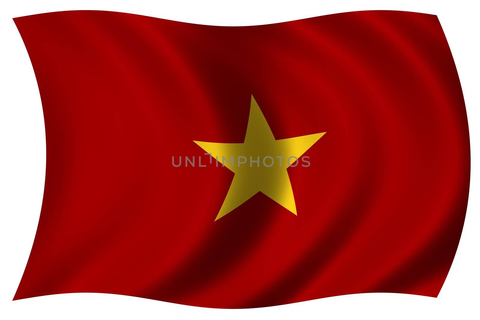 Flag of Vietnam by peromarketing