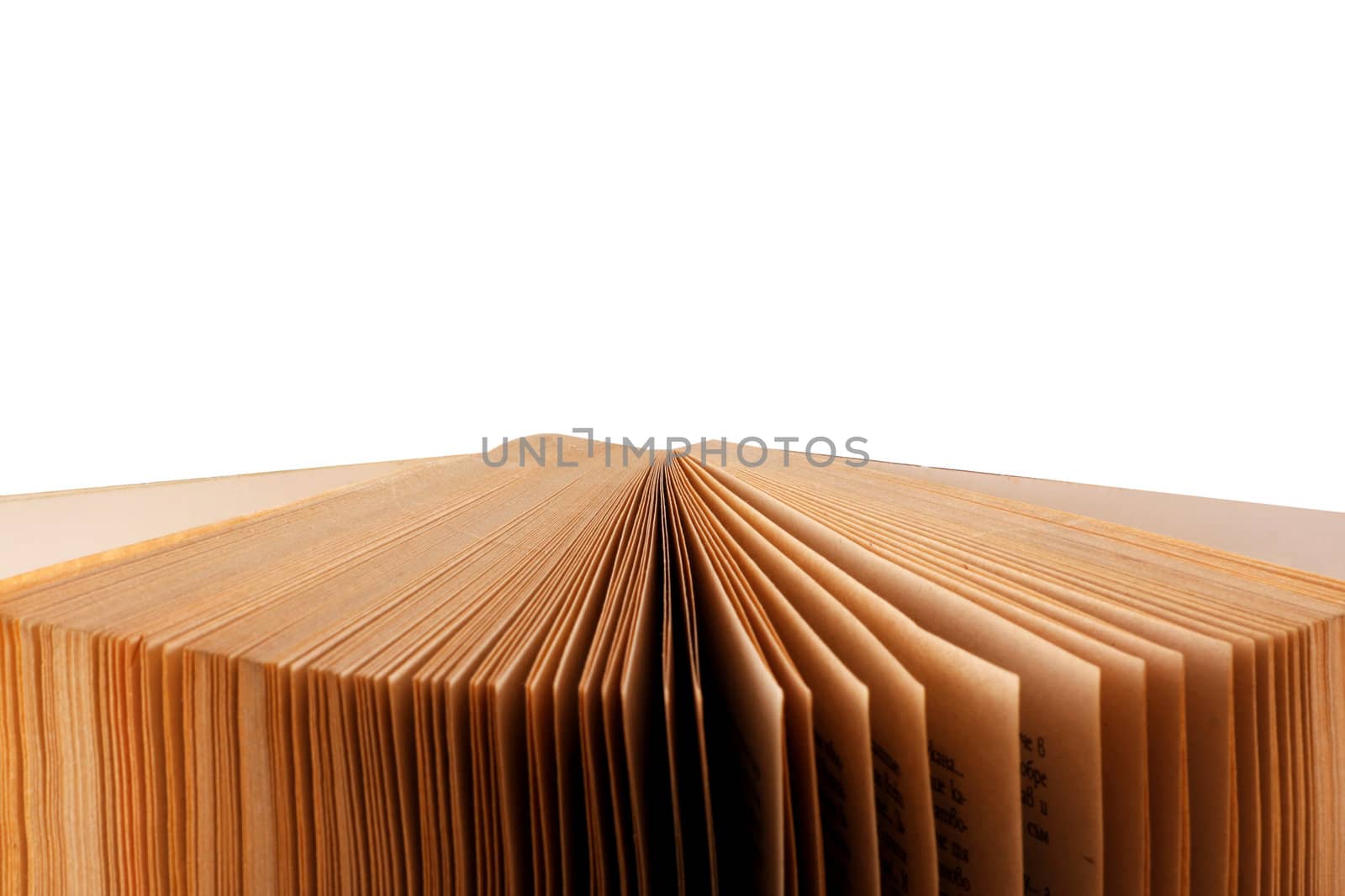Open Book Isolated on White -  clipping path included