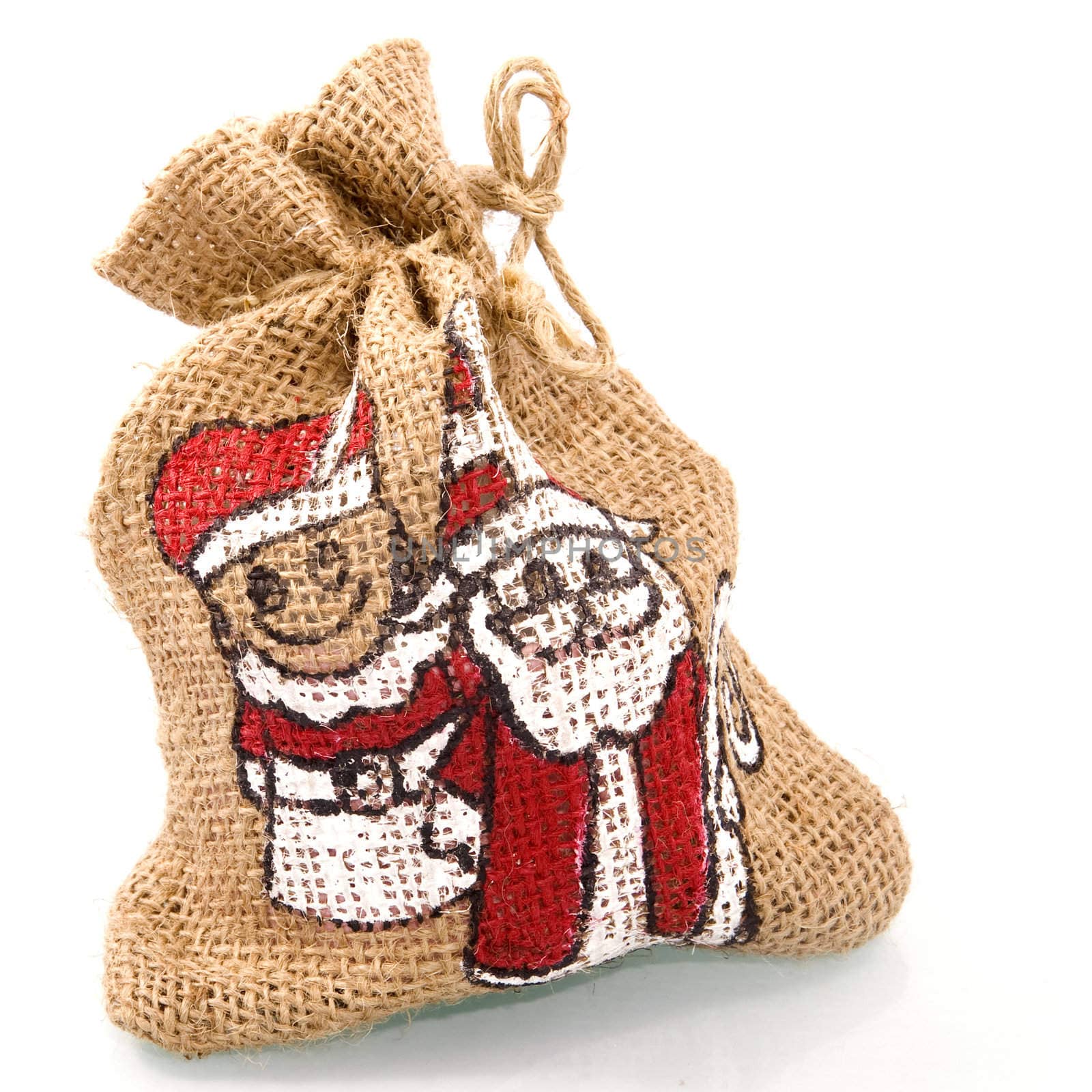 a bag with a picture of "Sinterklaas and Zwarte Piet",  a dutch tradition