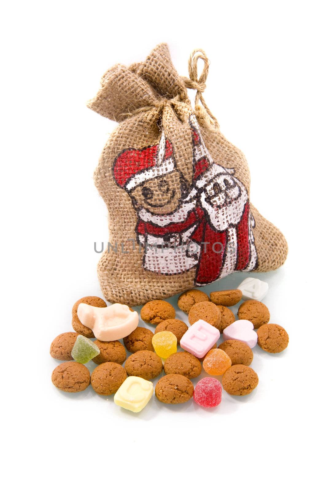 nuts with a bag for 'Sinterklaas', a dutch tradition
