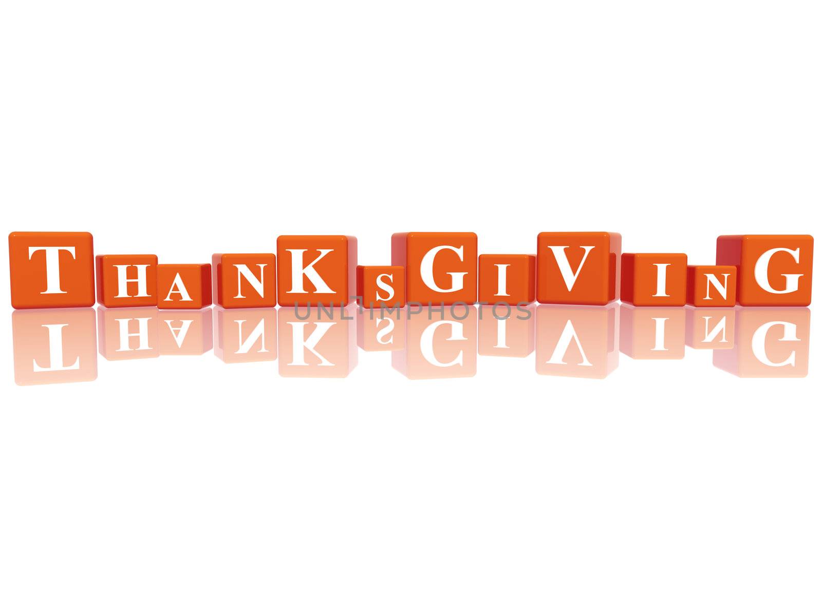 Thanksgiving in 3d cubes by marinini