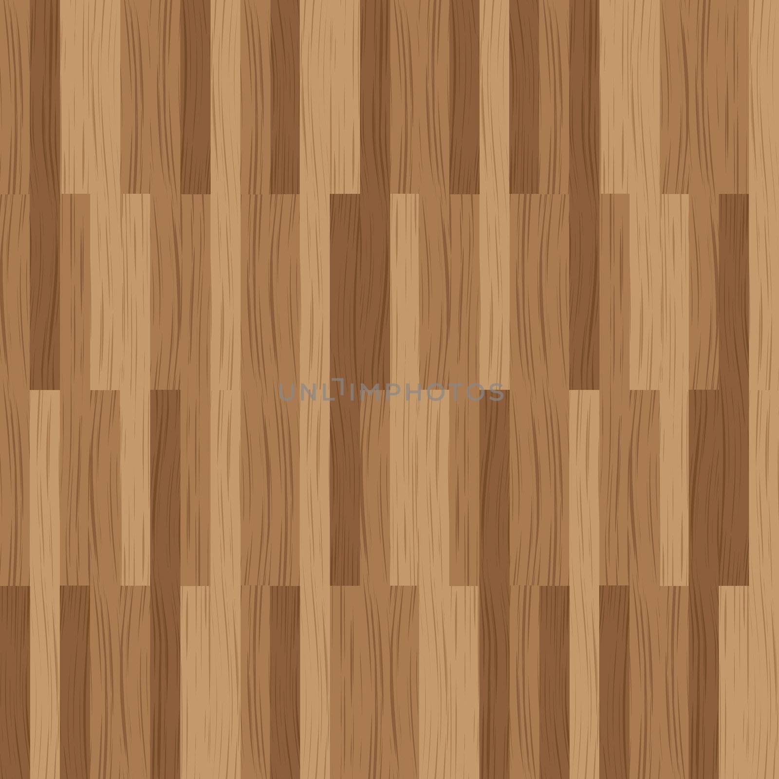 Abstract wooded tile with a plank design in brown