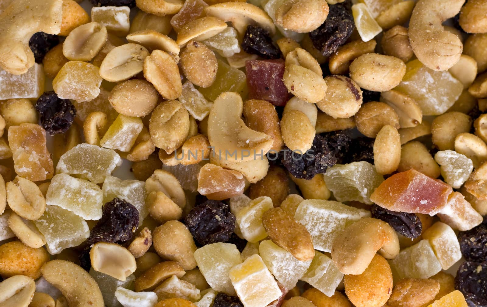 Delicious and healthy dried fruits and nuts.