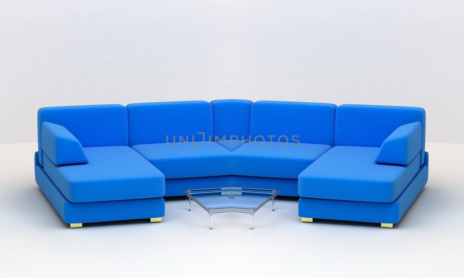 Blue sofa  by Baltus