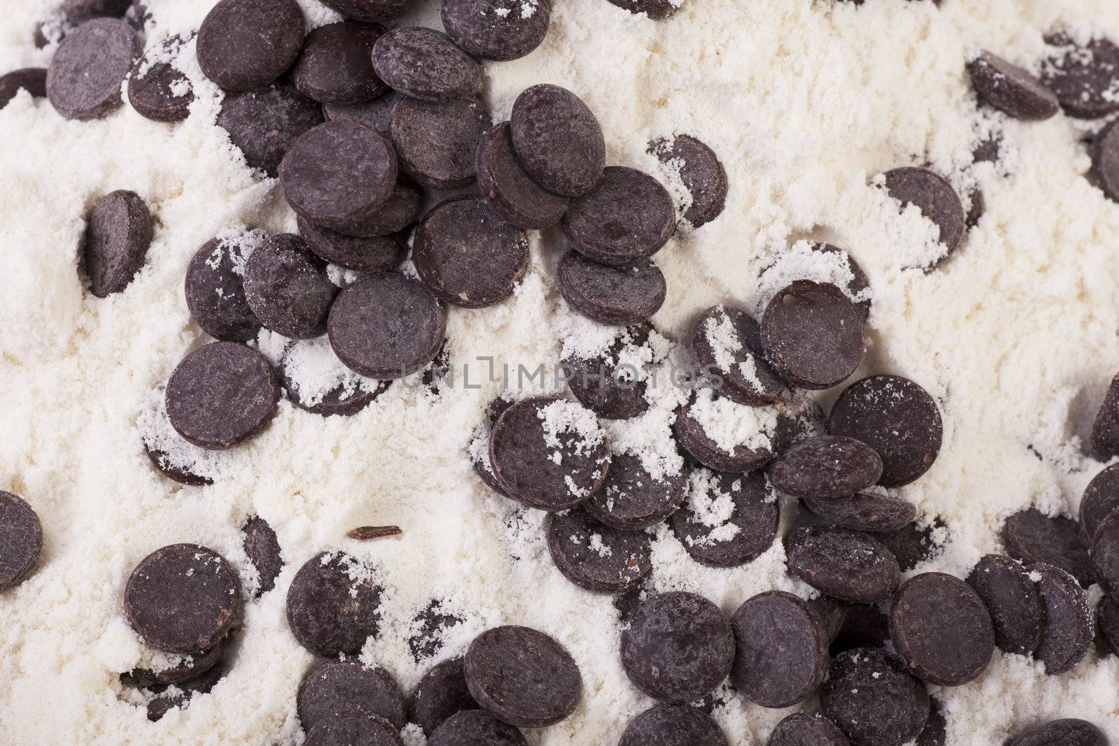 Chocolate chip Close up by charlotteLake