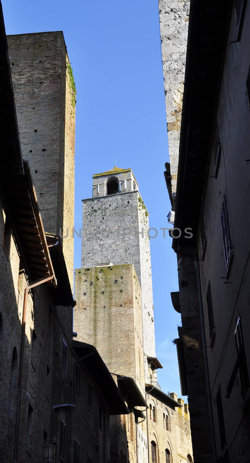 San Gimignano, medieval village in Tuscany, Italy