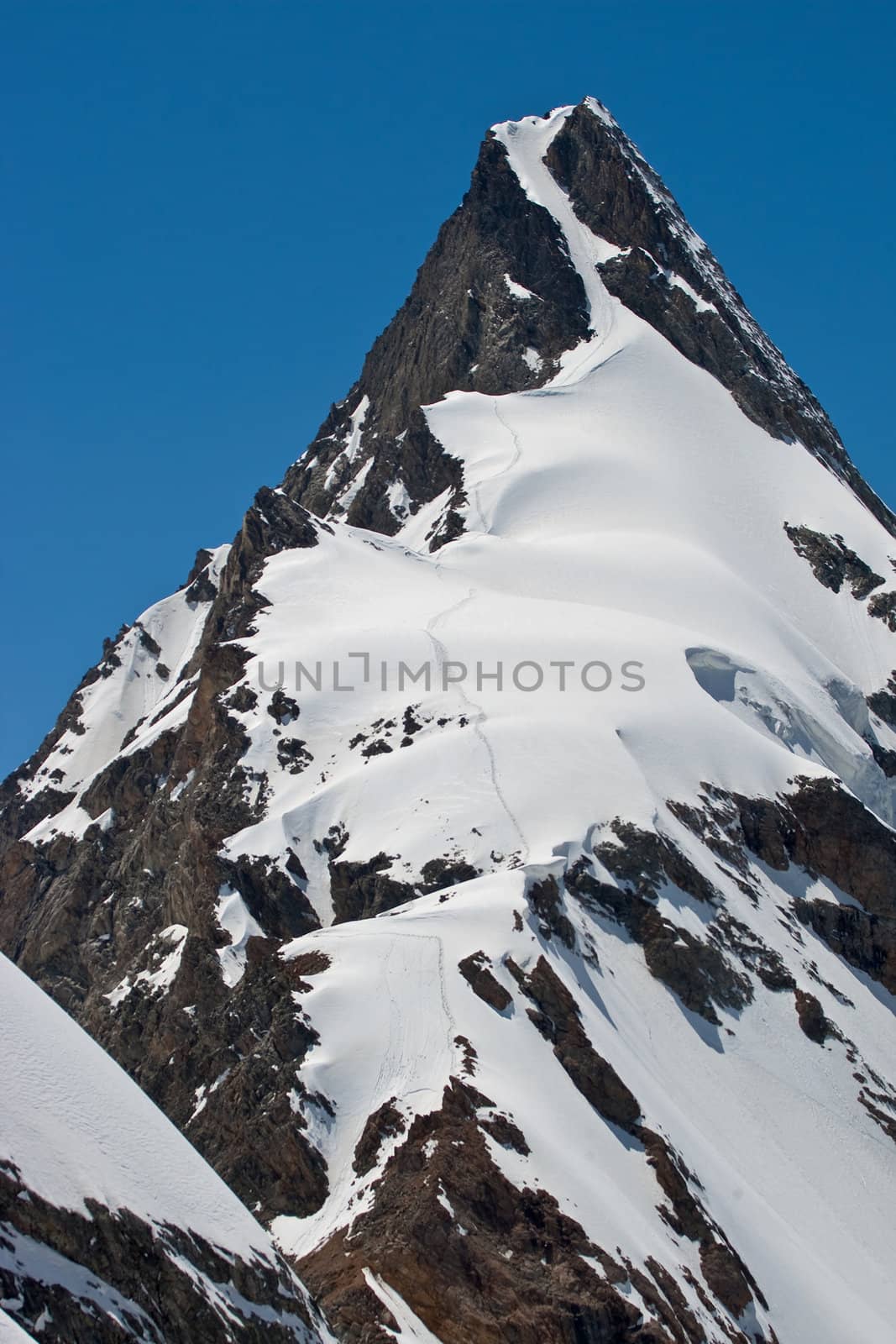 Glacier in Summer, Caucasus  by Chudakov