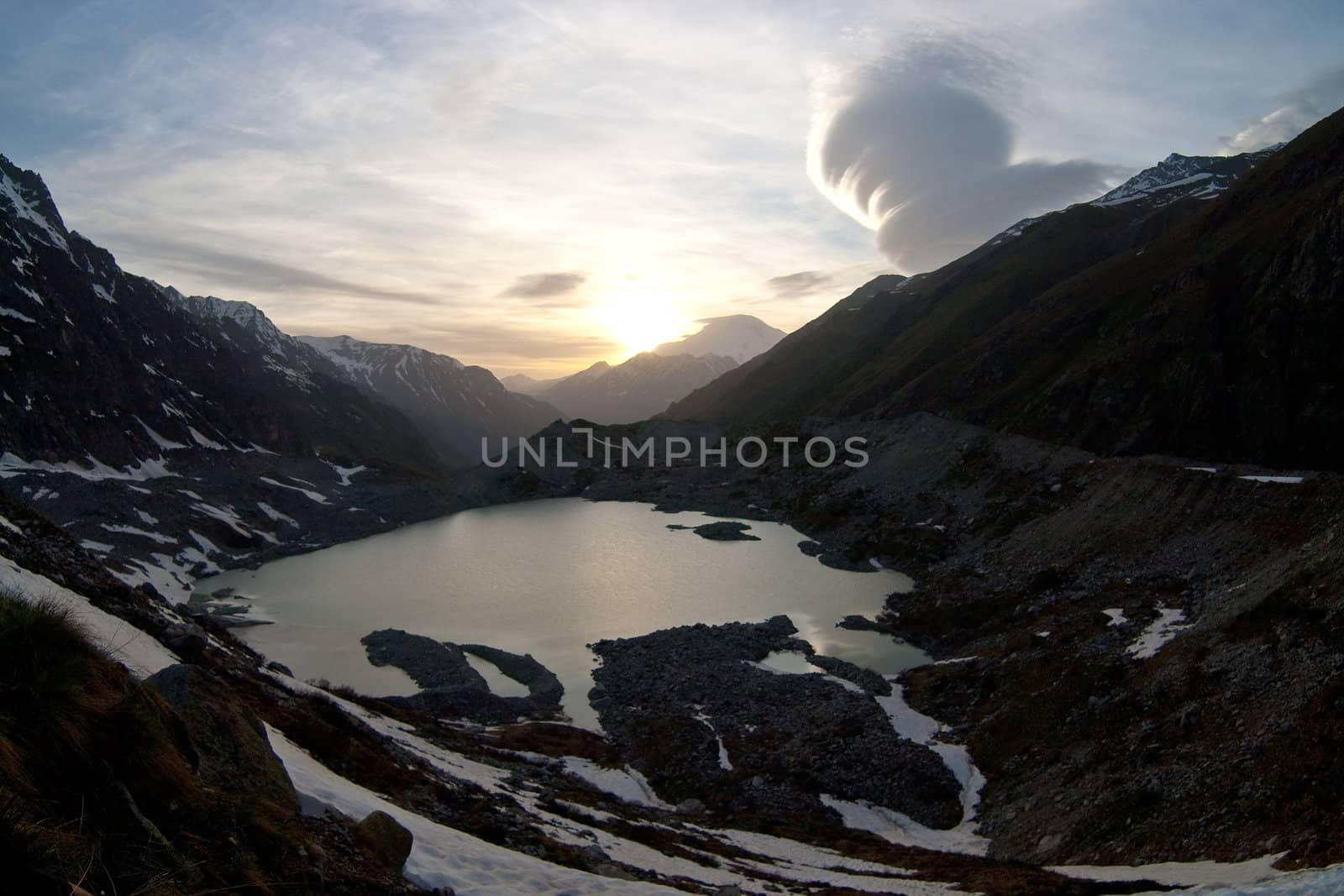 Natural phenomenon in Caucasus Mountains, Elbrus, Adilsu june 2010