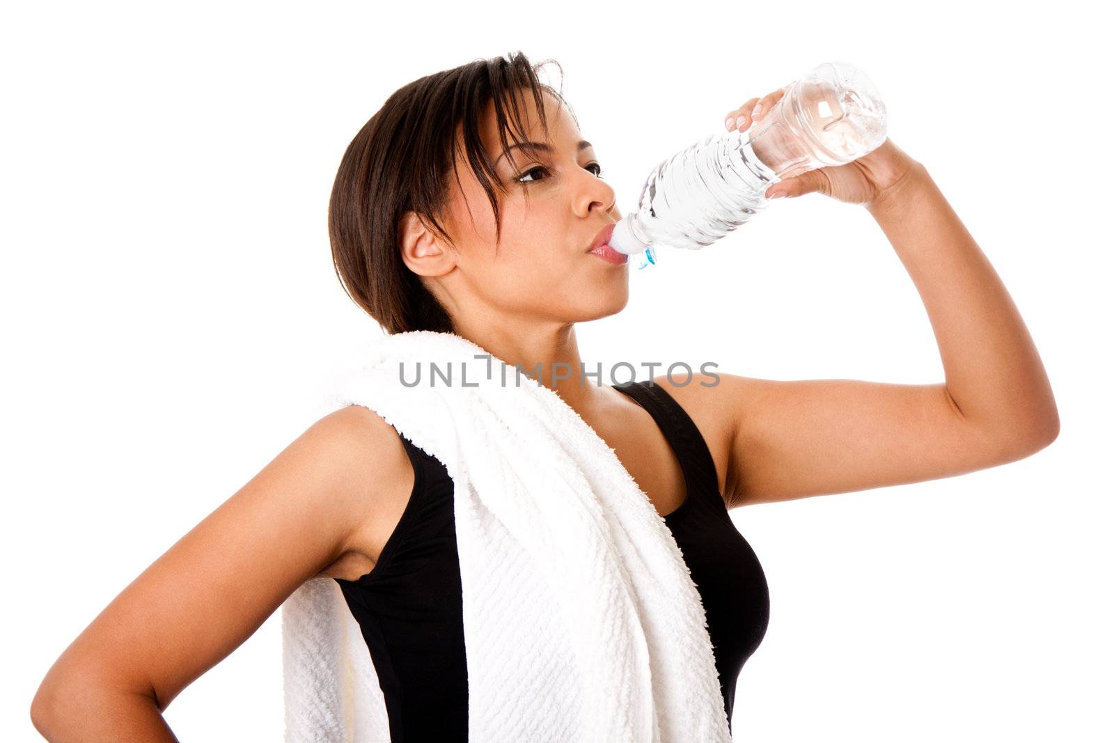Rehydrating drinking water after workout by phakimata