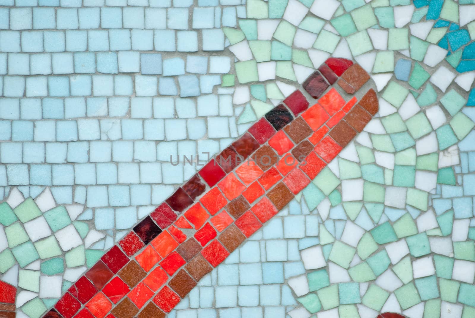 a image of a colorful arty mosaic
