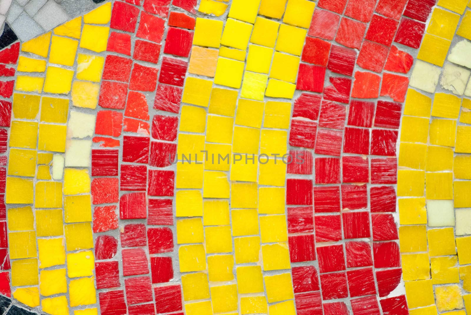 a image of a colorful arty mosaic