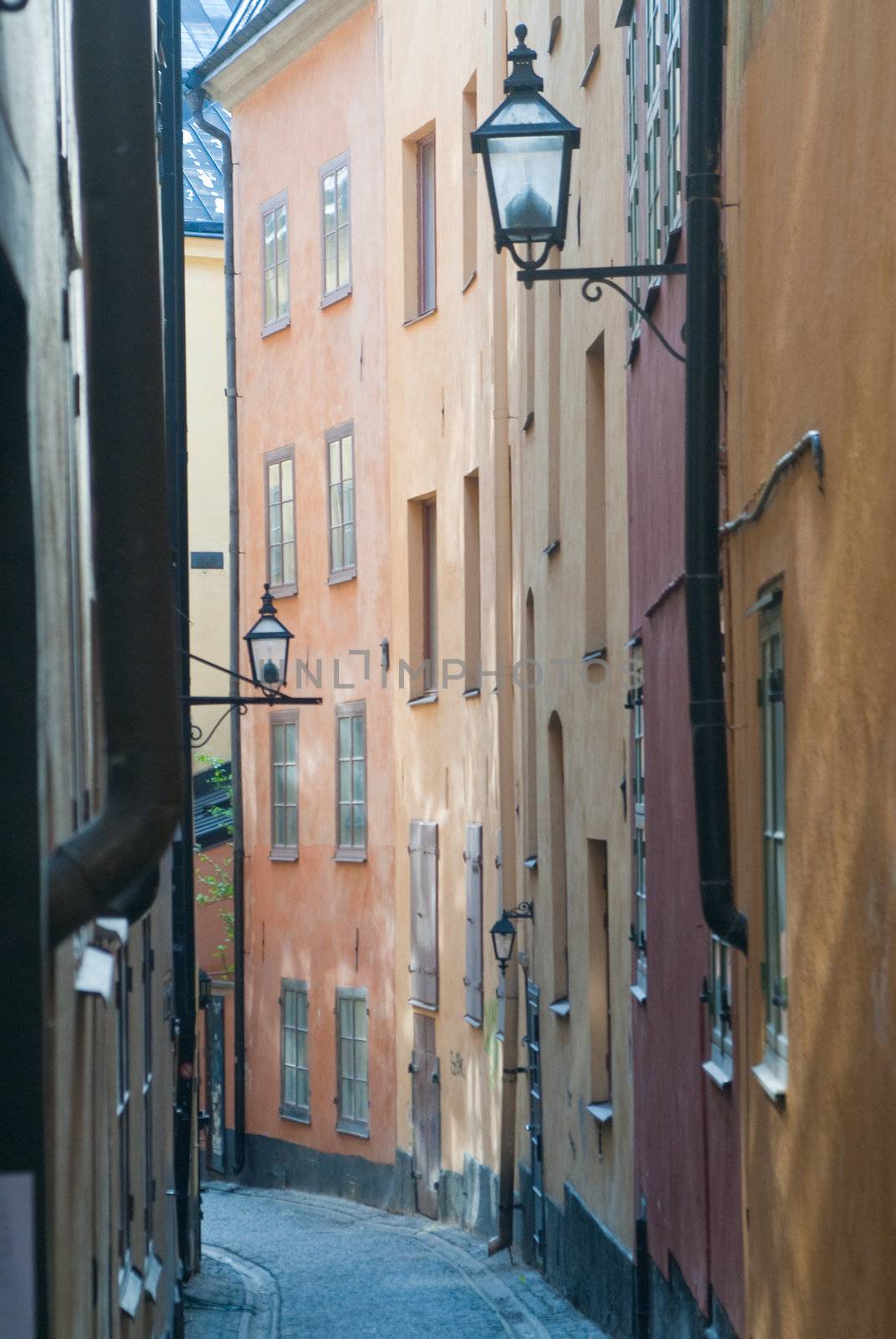 a city view of gamla stan the old town of stockholm