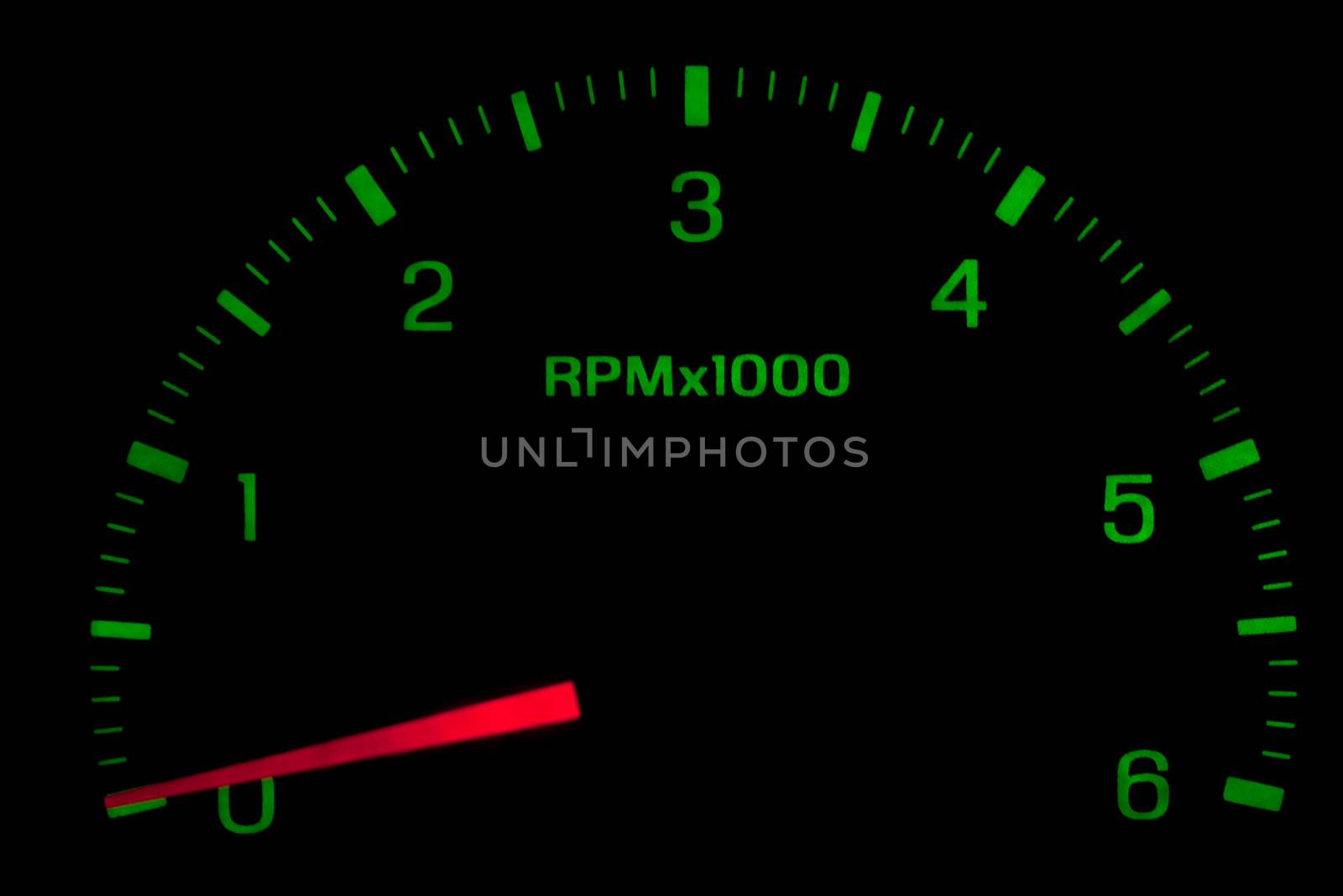 Speedometer on black isolated by GunterNezhoda