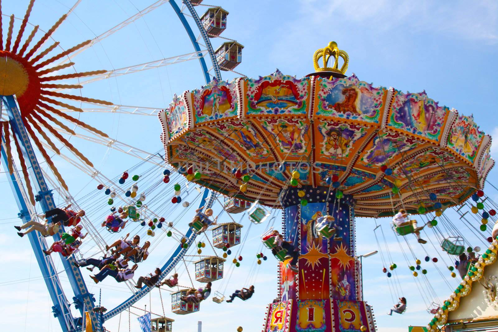 Otoberfest carousel by photochecker