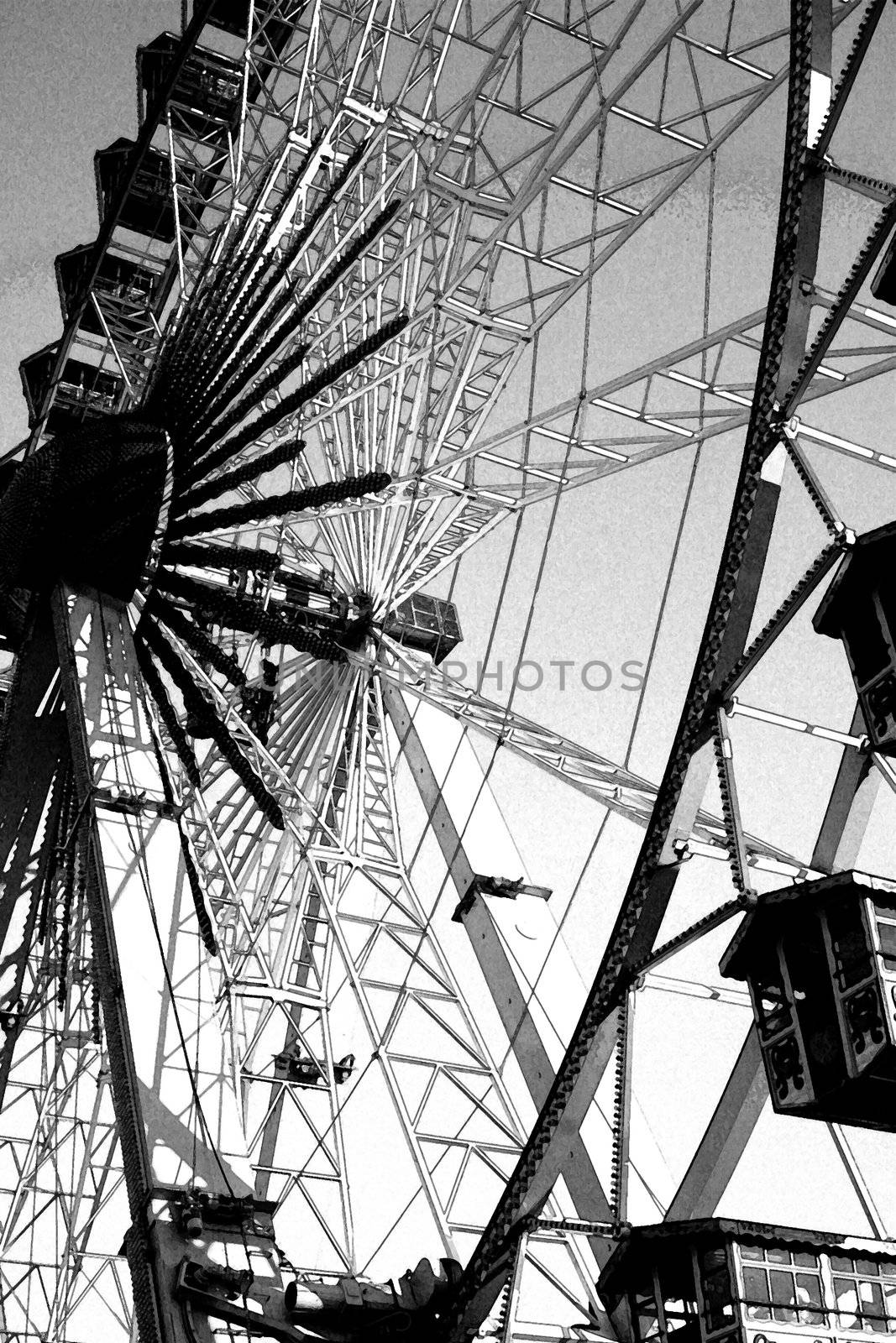 Ferris wheel at the Oktoberfest in Bavaria