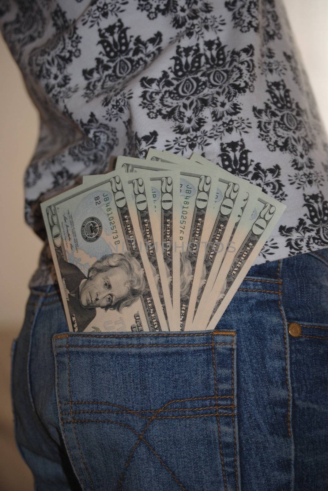 dollars in back-pocket