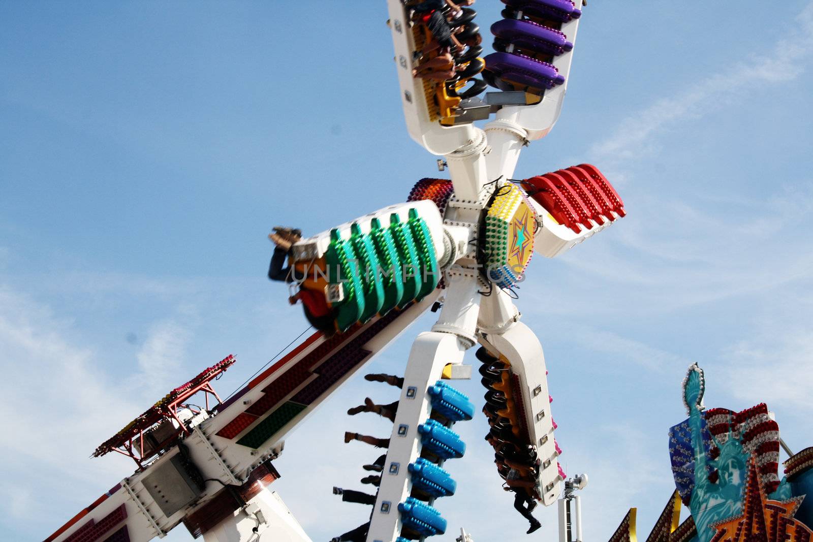 Carousel at the Oktoberfest in Bavaria 