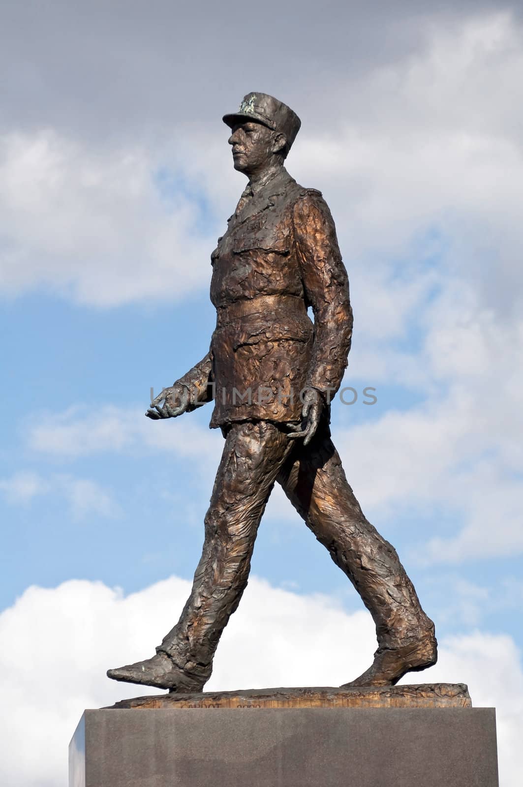 Monument to French President Charles de Gaulle.